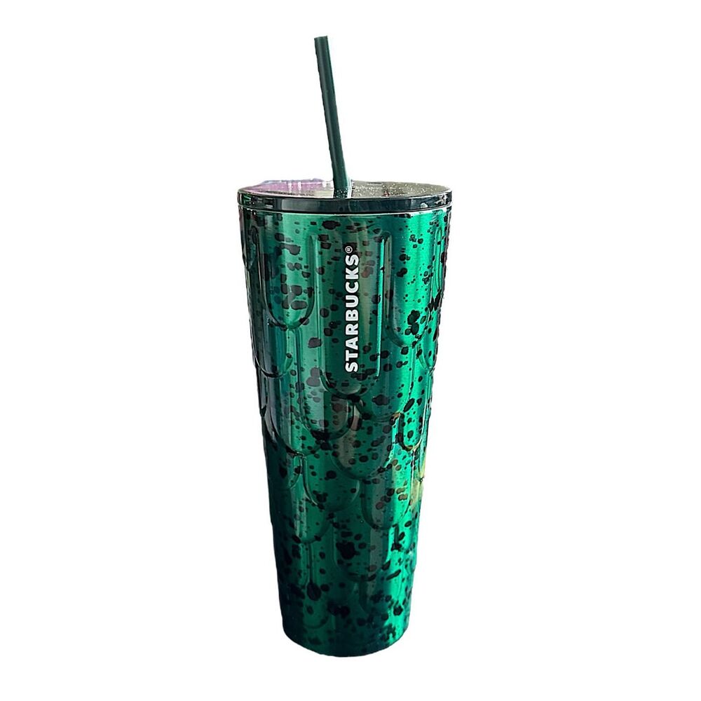 NWT New Starbucks‎ 2024 Anniversary Siren Core Green Scales Spotted SS Tumbler -